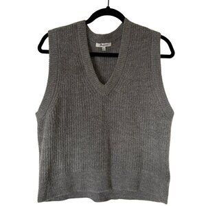 Madewell | Fineloft Shrunken Sweater Vest - Size XL